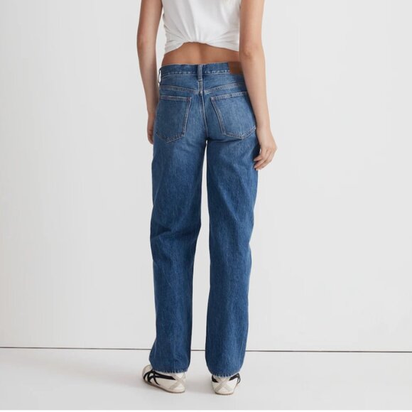Madewell Low-Slung Straight Jeans in Palmina Wash - Picture 3 of 12